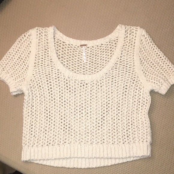 Free People Sweaters - Free People cotton crop sweater